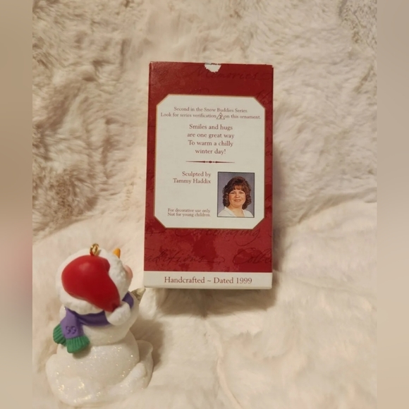 2 Hallmark Keepsakes; 1997 Meadow Snowman & 1999 #2 Snow Buddies - Picture 4 of 5